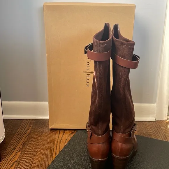 Cole Haan Wedged Heel High Boots