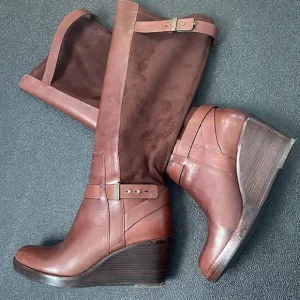 Cole Haan Wedged Heel High Boots