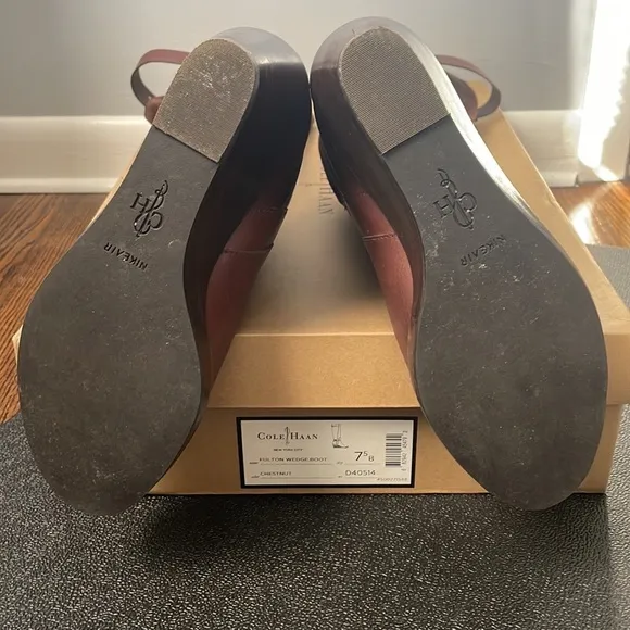 Cole Haan Wedged Heel High Boots
