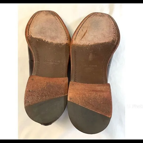 Cole Haan Grand OS Penny Loafers Brown Leather Men’s Shoes Size 10’M. Slip On