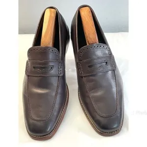 Cole Haan Grand OS Penny Loafers Brown Leather Men’s Shoes Size 10’M. Slip On