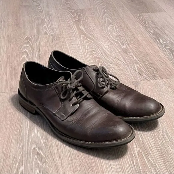 Cole Haan Gray Leather Lace Up Oxford Nike Dress Shoe Centre Street Casual 11