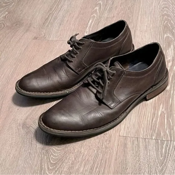 Cole Haan Gray Leather Lace Up Oxford Nike Dress Shoe Centre Street Casual 11