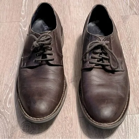 Cole Haan Gray Leather Lace Up Oxford Nike Dress Shoe Centre Street Casual 11