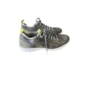 Cole Haan Mens Gray Lace Up Casual Comfort Sneakers Shoes Size 9.5