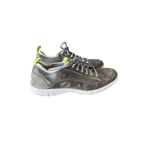 Cole Haan Mens Gray Lace Up Casual Comfort Sneakers Shoes Size 9.5