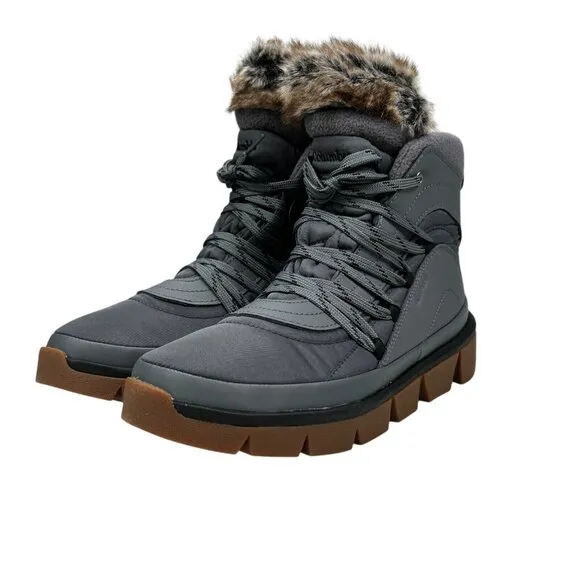 Columbia Keetley Shorty Graphite Dark Stone Boots Women's Size 7