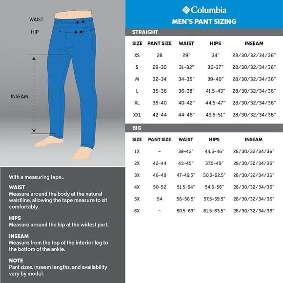 Columbia Men's Omni-Tech Powder Stash Ski Snow Waterproof Pants   -   Size: 4X