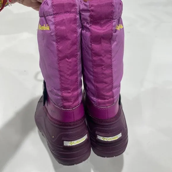 Columbia Powderbug Plus II 400g waterproof girl's purple  size 3, snow boots