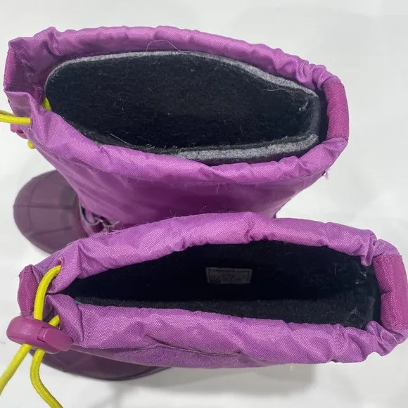 Columbia Powderbug Plus II 400g waterproof girl's purple  size 3, snow boots