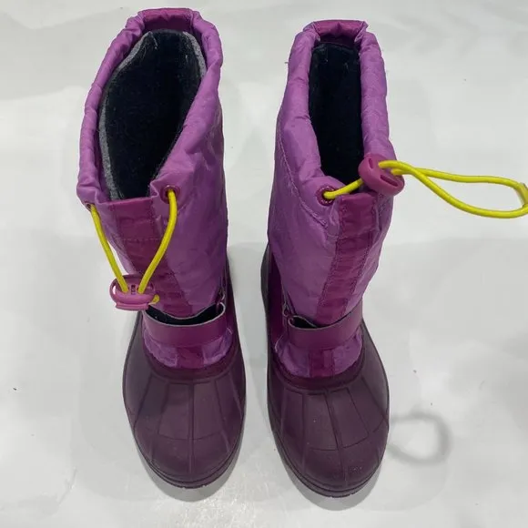 Columbia Powderbug Plus II 400g waterproof girl's purple  size 3, snow boots