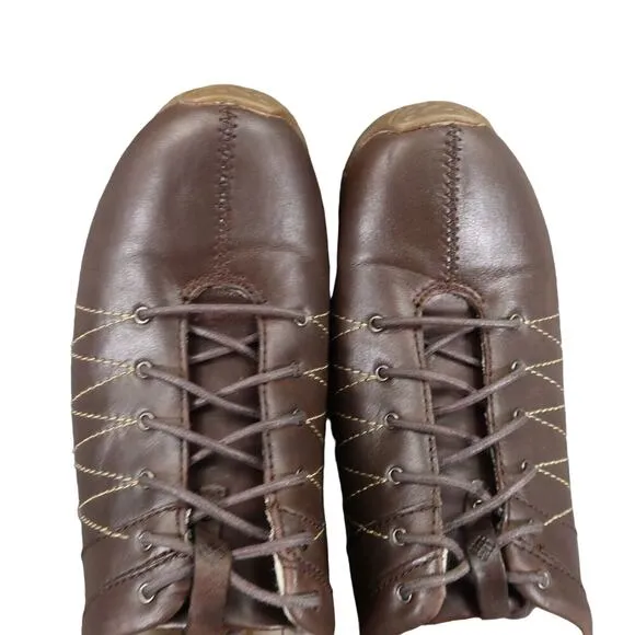 Columbia Shoes Womens 8 Sneakers Lifestyle Walking Comfort Classic Laci Leather
