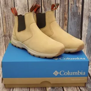 Columbia Slip-On Boots Landroamer Scout NB Mens Size 10 Leather Hiking Walking