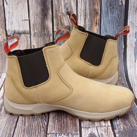 Columbia Slip-On Boots Landroamer Scout NB Mens Size 10 Leather Hiking Walking
