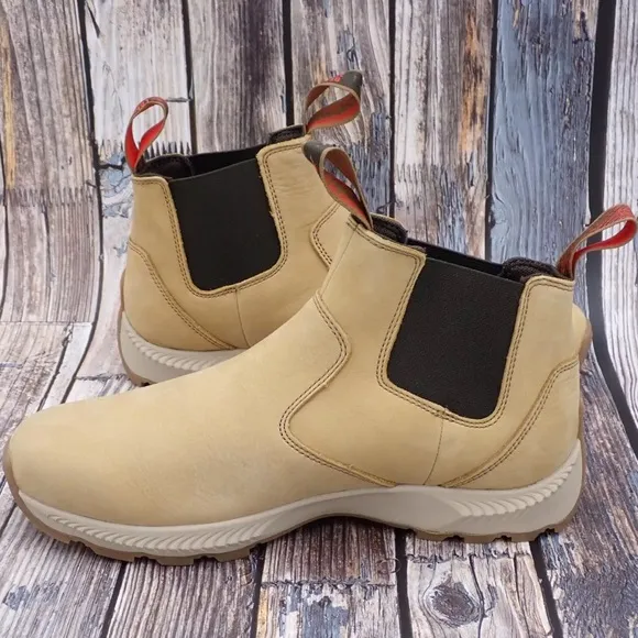Columbia Slip-On Boots Landroamer Scout NB Mens Size 10 Leather Hiking Walking