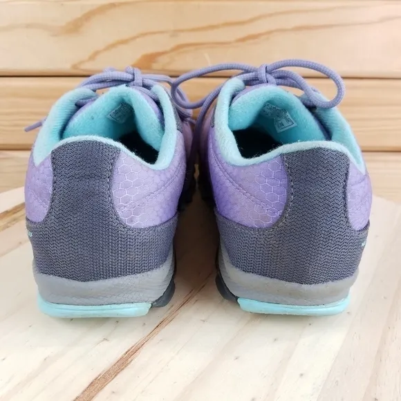 COLUMBIA Women's Purple Waterproof Breathable Lace Up Hiking Shoes YY1157-597
