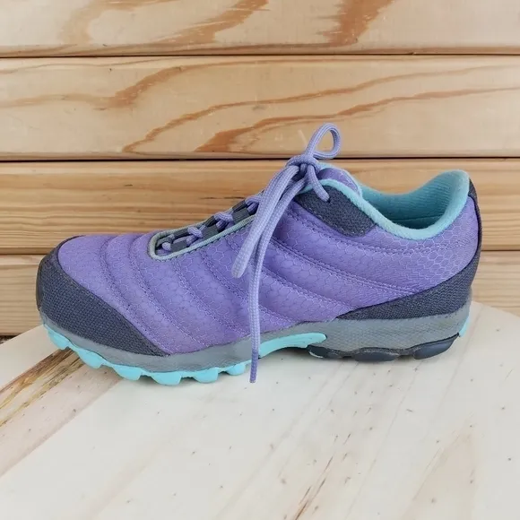 COLUMBIA Women's Purple Waterproof Breathable Lace Up Hiking Shoes YY1157-597