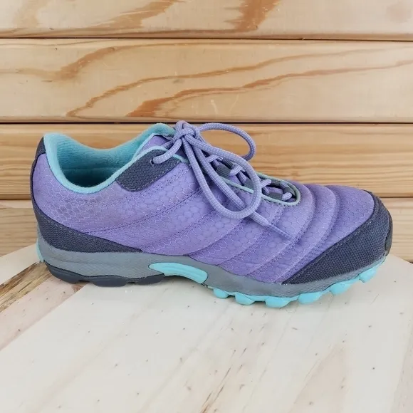 COLUMBIA Women's Purple Waterproof Breathable Lace Up Hiking Shoes YY1157-597