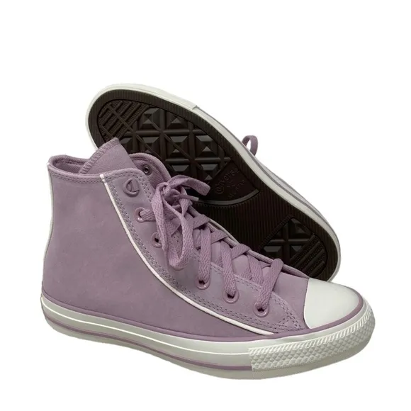 Converse Chuck Taylor High Shoes Suede Pink For Women Casual Sneakers SB A05413C