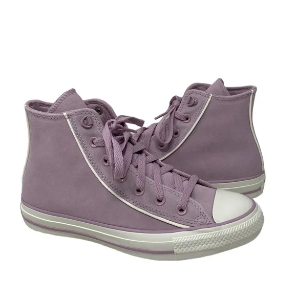 Converse Chuck Taylor High Shoes Suede Pink For Women Casual Sneakers SB A05413C
