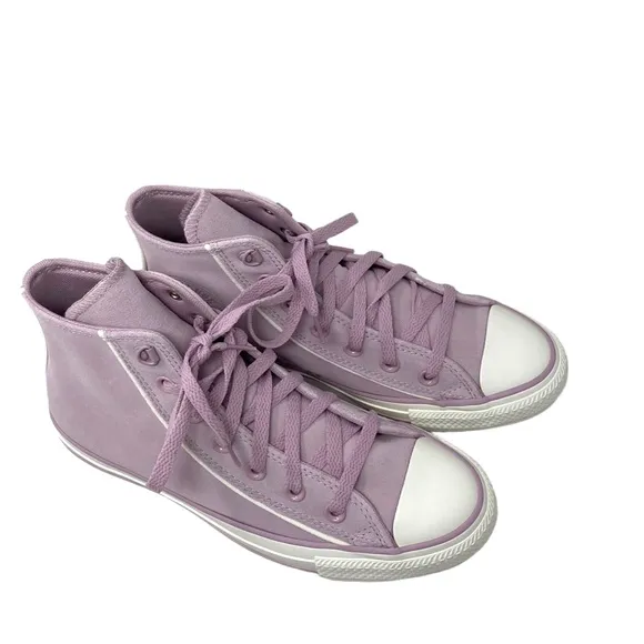 Converse Chuck Taylor High Shoes Suede Pink For Women Casual Sneakers SB A05413C