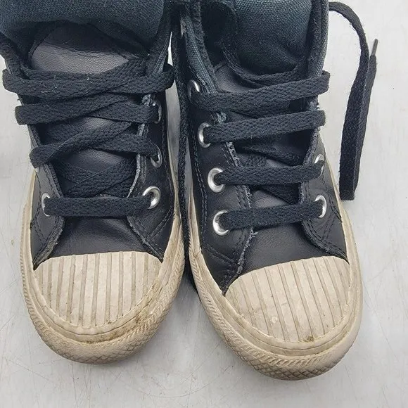 Converse Counter Climate Boys Size 1 Black Sneaker Shoes Outdoors School Casual