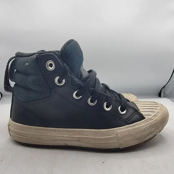 Converse Counter Climate Boys Size 1 Black Sneaker Shoes Outdoors School Casual