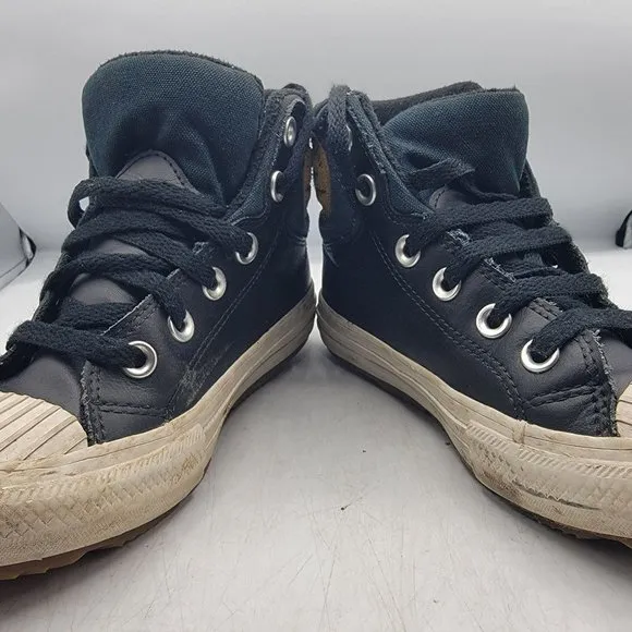 Converse Counter Climate Boys Size 1 Black Sneaker Shoes Outdoors School Casual