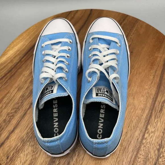 Converse Ctas Lift Shoes Low Womens Size 9.5 Blue Comfort Walking Skate School