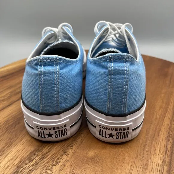 Converse Ctas Lift Shoes Low Womens Size 9.5 Blue Comfort Walking Skate School