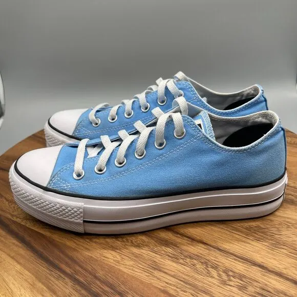Converse Ctas Lift Shoes Low Womens Size 9.5 Blue Comfort Walking Skate School
