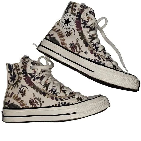 Converse fall floral woman's chuck 70