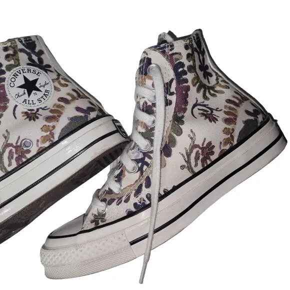 Converse fall floral woman's chuck 70