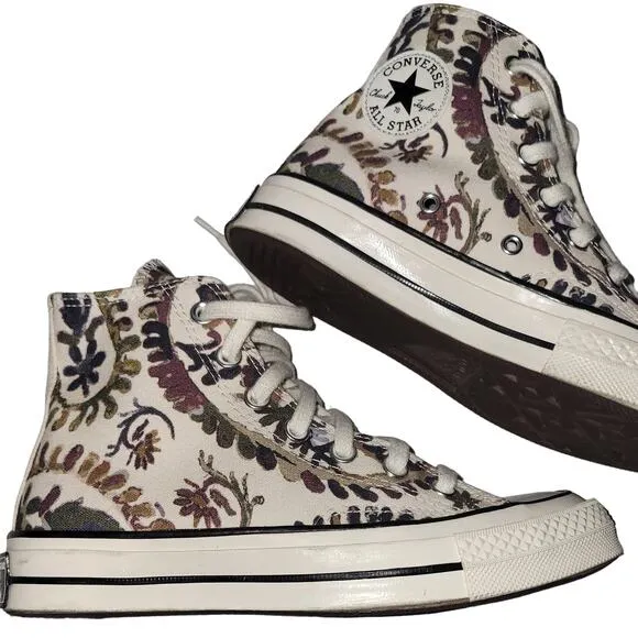 Converse fall floral woman's chuck 70