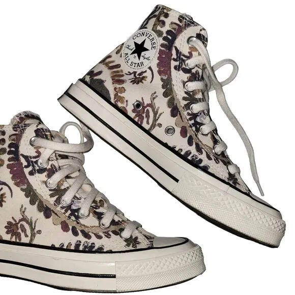 Converse fall floral woman's chuck 70