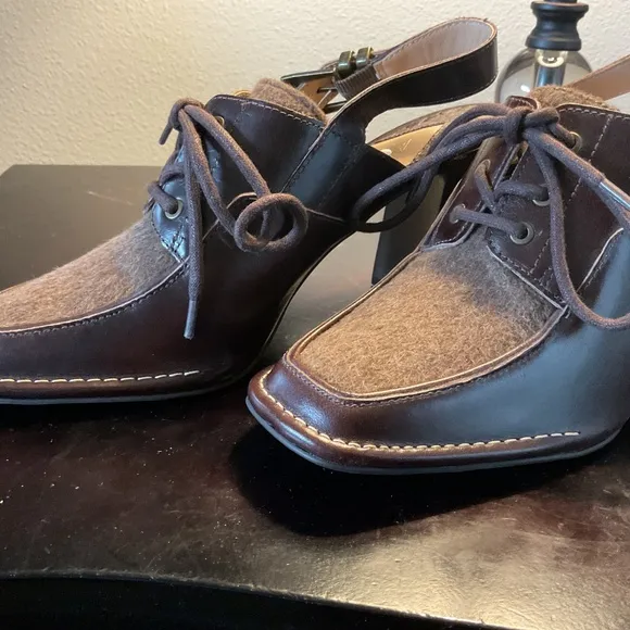 COPY - NWOB open back heels by Antonio Melani