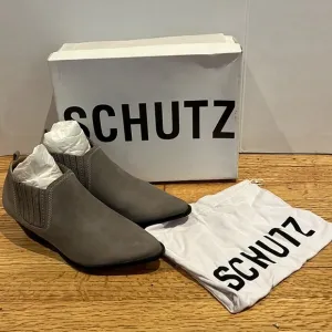 COPY - Schultz S-Jaqueline Ankle Boots Low Top Slip On Suede Pointed Toe