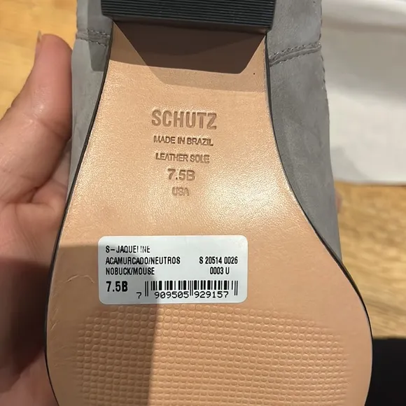 COPY - Schultz S-Jaqueline Ankle Boots Low Top Slip On Suede Pointed Toe