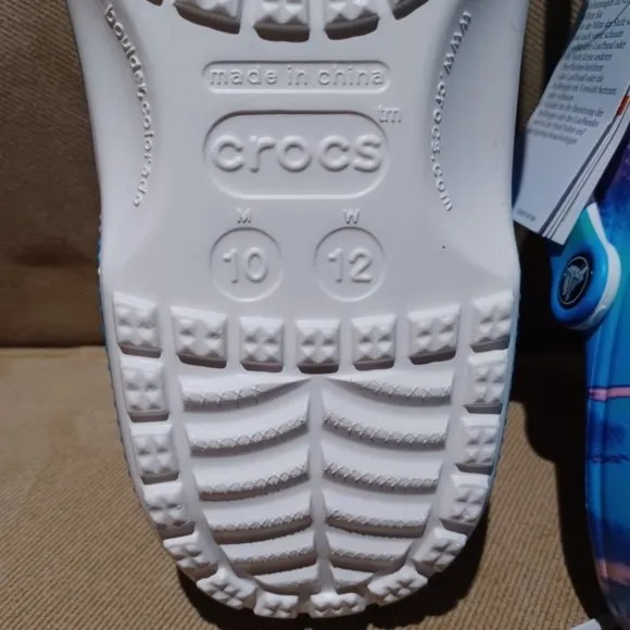 Crocs Blue Tie Dye Sandal Waterproof Clogs New Shoes