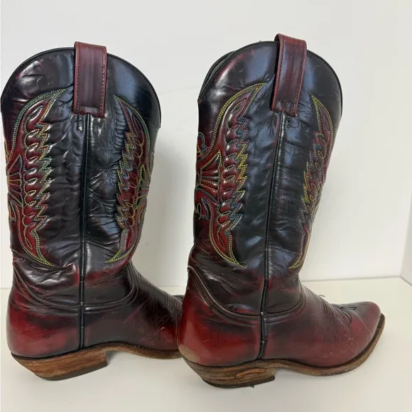 Custom Unisex Western Leather Boots - Brown