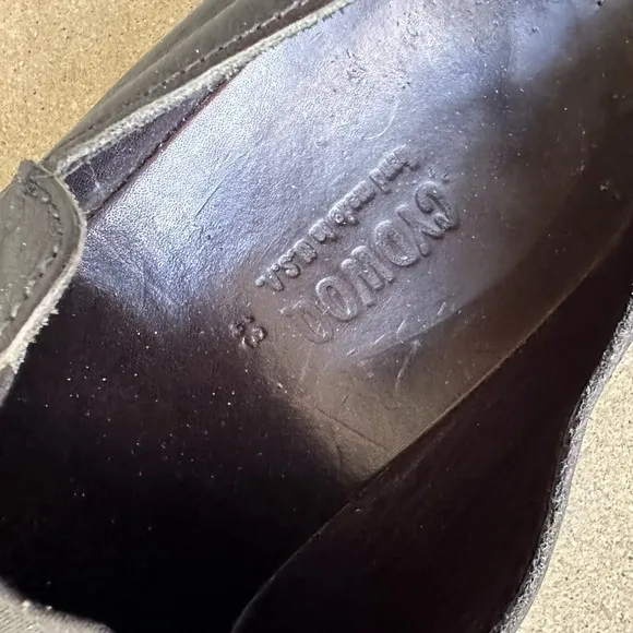Cydwoq men’s black leather shoes
