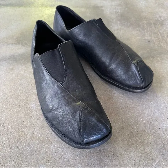 Cydwoq men’s black leather shoes