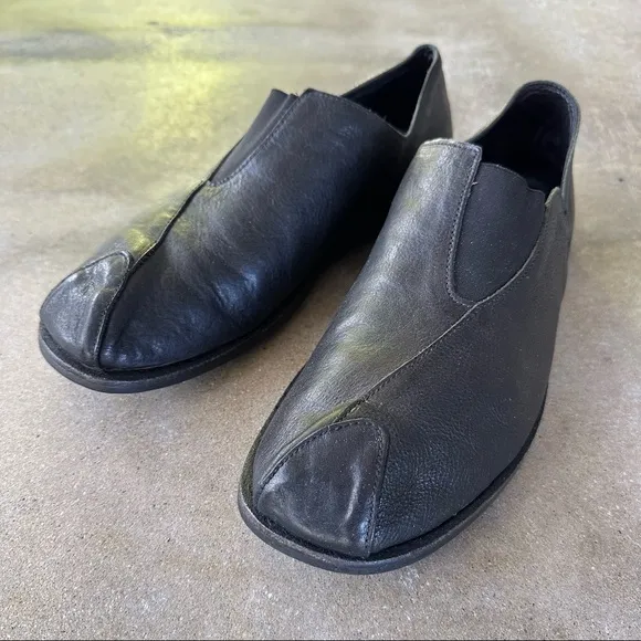 Cydwoq men’s black leather shoes