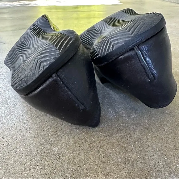 Cydwoq men’s black leather shoes