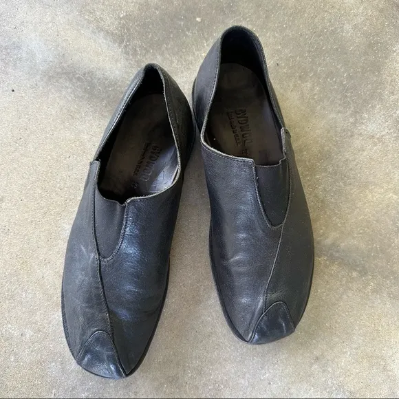 Cydwoq men’s black leather shoes
