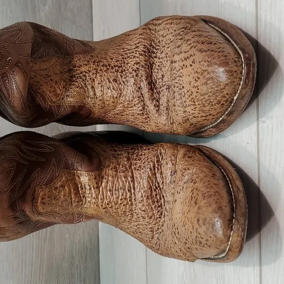 DAN POST Mens Western Cowboy Leather Heels shoes boots sz 8.5D