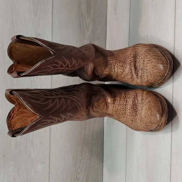 DAN POST Mens Western Cowboy Leather Heels shoes boots sz 8.5D