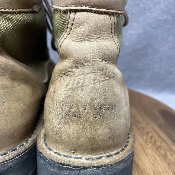 Danner Boots Light II 6&quot; Brown Gore-Tex Hiking Work Leather 33000 Men's Sz 10.5