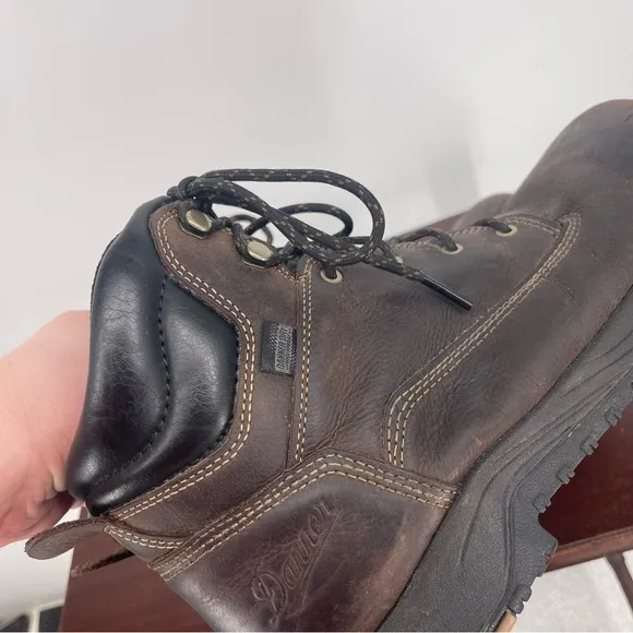 Danner Caliper Waterproof 6&quot; Leather Aluminum Toe Work Boots - Men's 10.5