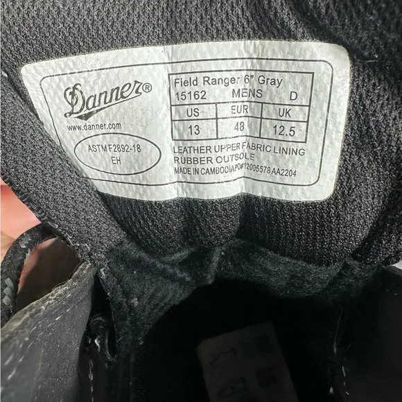 Danner Field Ranger Boots Men’s Size 13